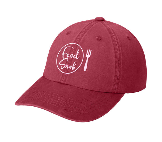 Food Snob Garment Washed Cap