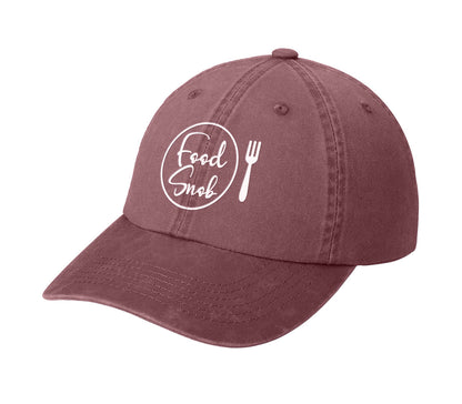 Food Snob Garment Washed Cap