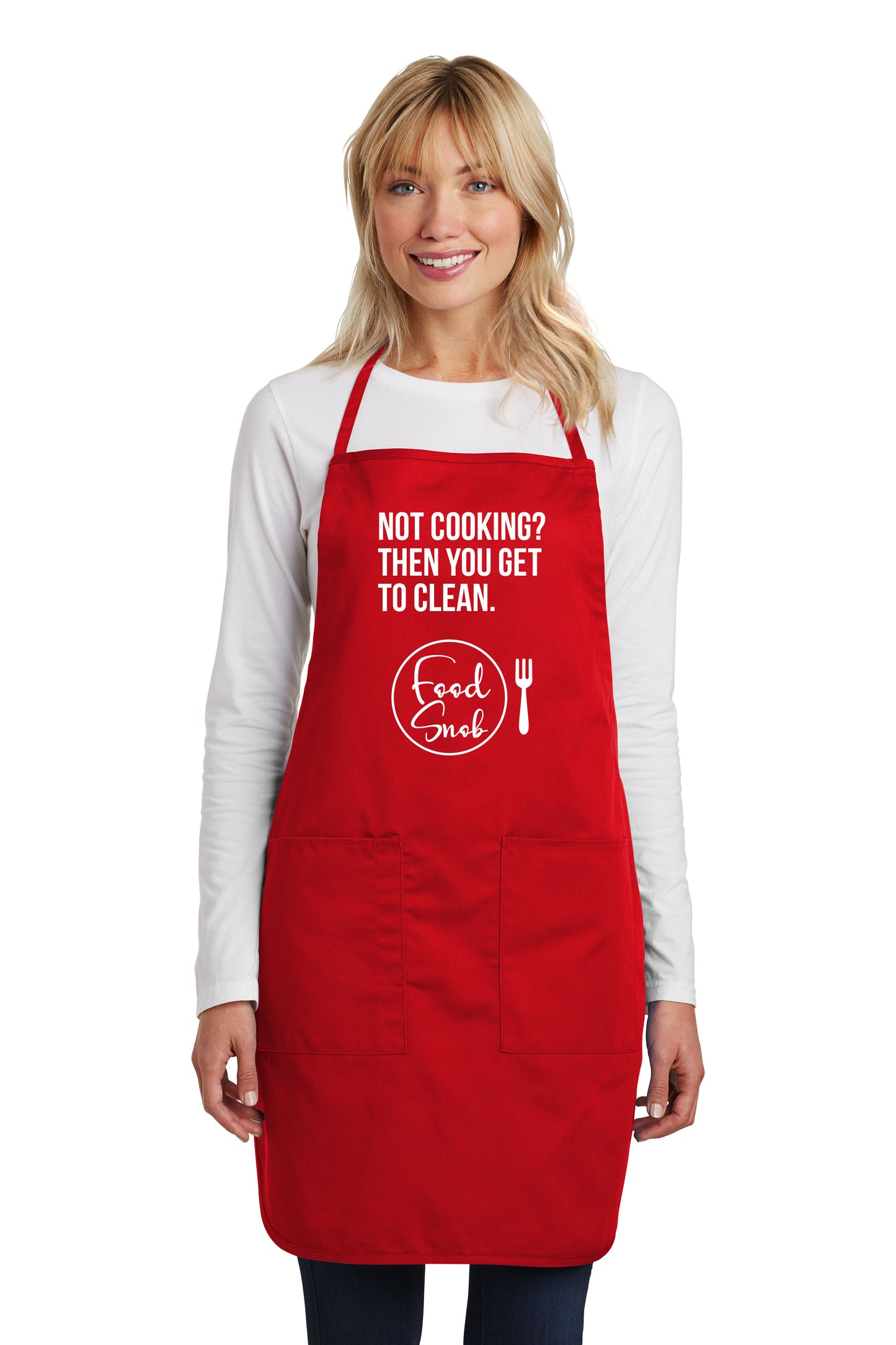 Apron: "Not Cooking? Then You Get To Clean"